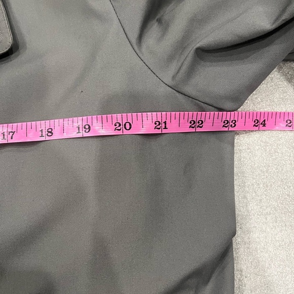 [42/US:M]Vintage 80s Moores Men's Gray Belted Trench Coat - Picture 8 of 11